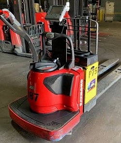 Electric ride-on pallet jack